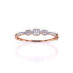 Bezel Set Baguette Diamond Bangle
