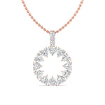 Minimalist Diamond Pendant Necklace