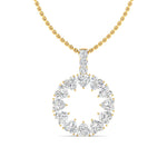 Minimalist Diamond Pendant Necklace