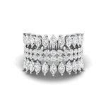 Mixed Cut Diamond Eternity Band