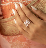 Mixed Cut Diamond Eternity Band