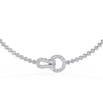 Modern Chain Bracelet with Geometric Clasp