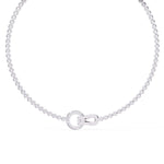 Modern Chain Bracelet with Geometric Clasp