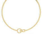 Modern Chain Bracelet with Geometric Clasp