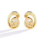 Modern Diamond Stud Earrings