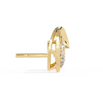 Modern Diamond Stud Earrings