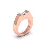 Modern Gold Diamond Ring for Men