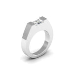 Modern Gold Diamond Ring for Men