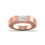 Modern Gold Diamond Ring for Men