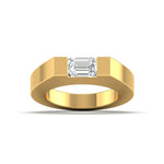 Modern Gold Diamond Ring for Men