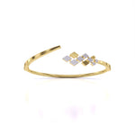 Modern Mosaic Diamond Bracelet