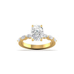 2.31 Carat Oval Solitaire Engagement Ring