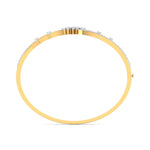 Moonlit Petals Diamond Bangle