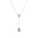 Moonstone Teardrop Y Pendant