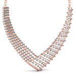 Multi Layered Diamond Necklace