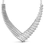 Multi Layered Diamond Necklace