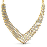 Multi Layered Diamond Necklace