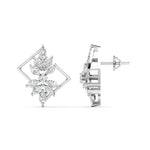 Multi-Shape Diamond Gold Earrings