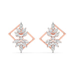 Multi-Shape Diamond Gold Earrings