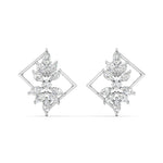 Multi-Shape Diamond Gold Earrings