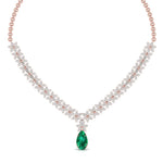 Multi Shape Halo Fashion Lab Grown Diamond Necklace