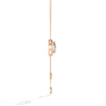 Necklace with Pear-Shaped Crystal Pendant