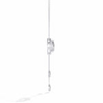 Necklace with Pear-Shaped Crystal Pendant