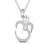 Om Spiritual Diamond Pendant