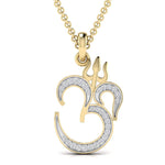 Om Spiritual Diamond Pendant