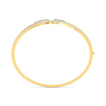 Elegant Teardrop Diamond Bangle