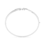 Elegant Teardrop Diamond Bangle