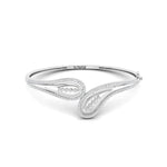 Elegant Teardrop Diamond Bangle