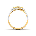 Openwork Diamond Statement Ring