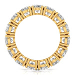 Oval Diamond Channel Setting Eternal Ring