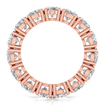 Oval Diamond Channel Setting Eternal Ring