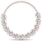 Party Wear Fancy & Round Diamonds Necklace