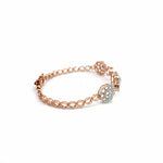 PAVE 1.16 Carat Round Diamonds Chain Bracelet