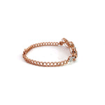 PAVE 1.36 Carat Round Diamond Chain Bracelet
