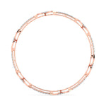 Filigree Lab Grown Diamond Bangle