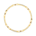 Filigree Lab Grown Diamond Bangle