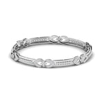 Filigree Lab Grown Diamond Bangle