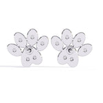 Paw Stud Diamond Earrings
