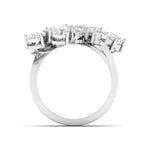 Dramatic Cluster Cocktail Diamond Ring
