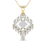 Pear, Marquise & Round Cut Diamonds Pendant For Her