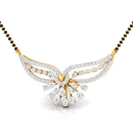 Pear & Round Diamond Fluttering Mangalsutra