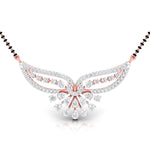 Pear & Round Diamond Fluttering Mangalsutra