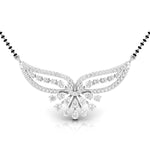Pear & Round Diamond Fluttering Mangalsutra