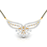 Pear & Round Diamond Fluttering Mangalsutra