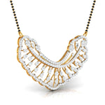 Pear & Round Diamond Sunburst Mangalsutra