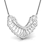 Pear & Round Diamond Sunburst Mangalsutra